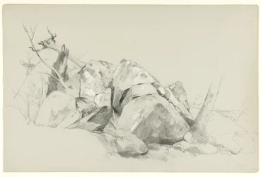 Estudio de rocas, 1863